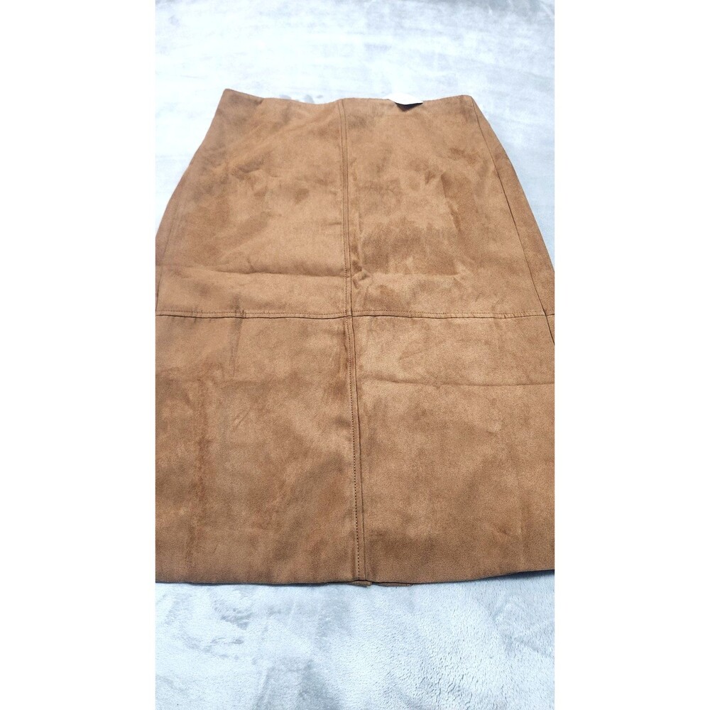 J Crew Women’s Size 8 Walnut Sueded Pencil Mini Skirt NWT A‎ Line